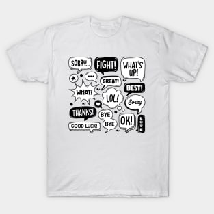 Speech Abstract T-Shirt